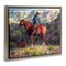 Stupell Industries Cowboy by Rustic Cliffs Floating Frame By Jack Sorenson